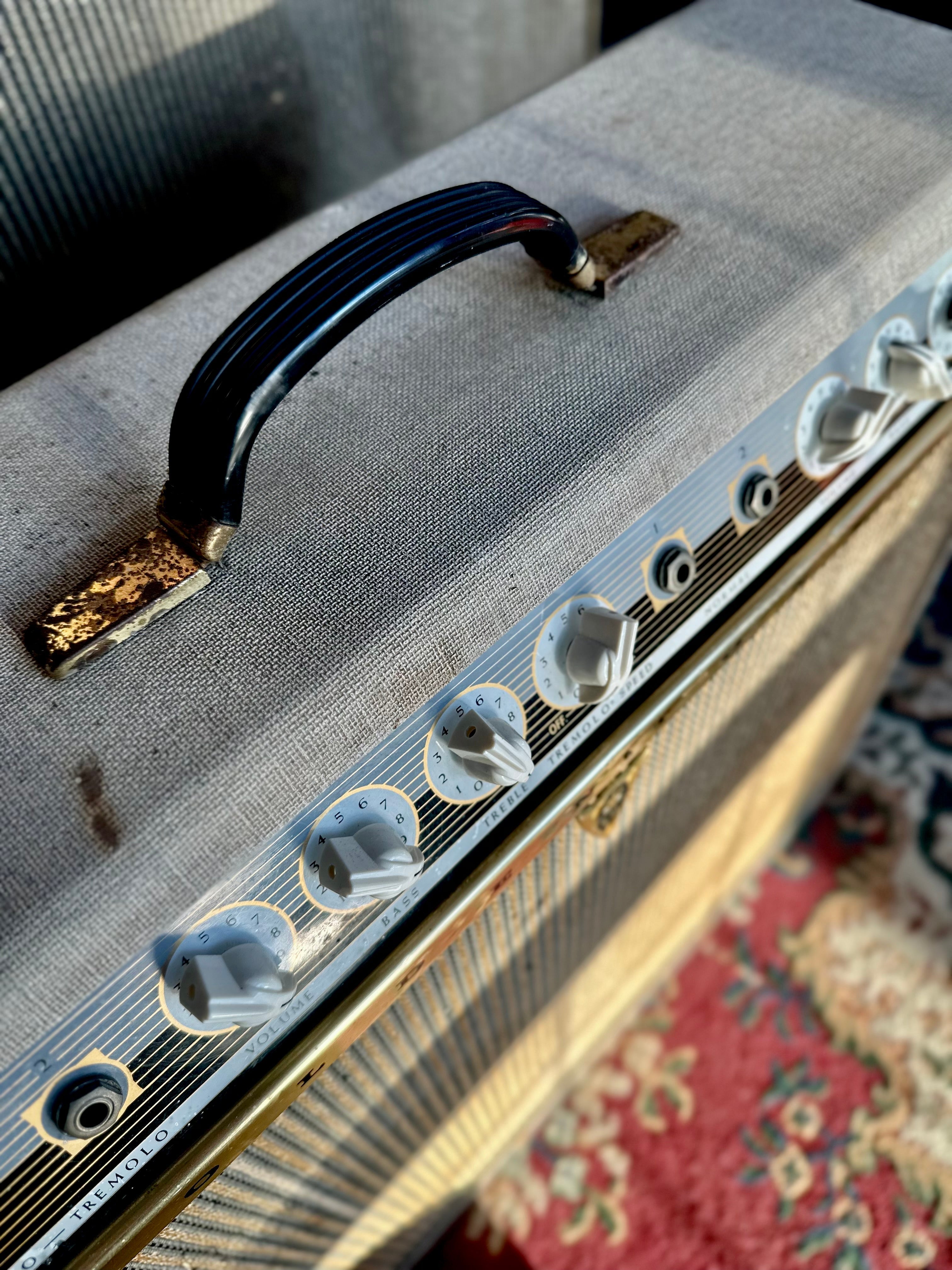 Goldentone | 1755 | 40w | 2x12 | Slimline Combo | 1965 | Re-Conditioned | Vintage Goldentone | 1755 | 40w | 2x12 | Slimline Combo | 1965 | Re-Conditioned | Vintage
